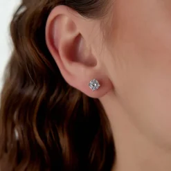 1.50 ctw 14k Classic Four Prong Round Lab Grown Diamond Studs - Riley