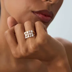 2.15 ctw Multi Shape Lab Grown Diamond Cocktail Ring - June