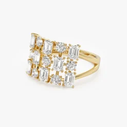 2.15 ctw Multi Shape Lab Grown Diamond Cocktail Ring - June