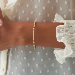 14k 0.50 ctw Diamond Bar Bangle Bracelet