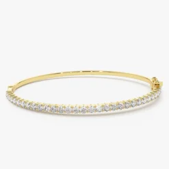 14k 1.50 Ctw Prong Setting Diamond Bange Bracelet