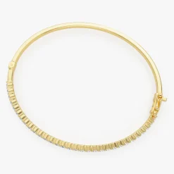 14k 1.50 Ctw Prong Setting Diamond Bange Bracelet