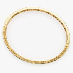 14k 0.85 Ctw Statement Diamond Bangle Bracelet