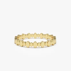 14k Alternating Size Oval Ring