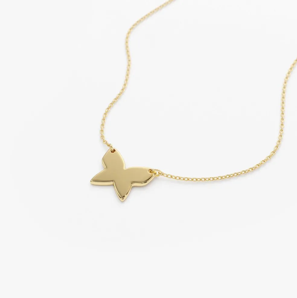14k Butterfly Necklace