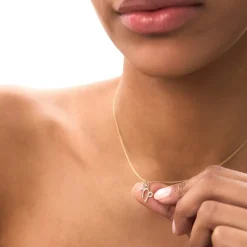 14K Capricorn Zodiac Charm Necklace