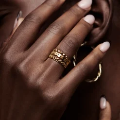 14K Chain Link Ring