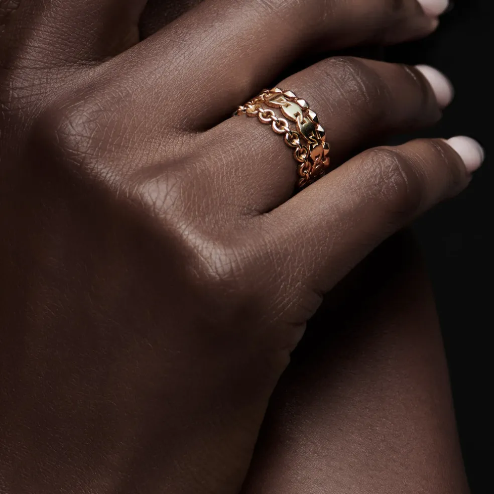 14K Chain Link Ring