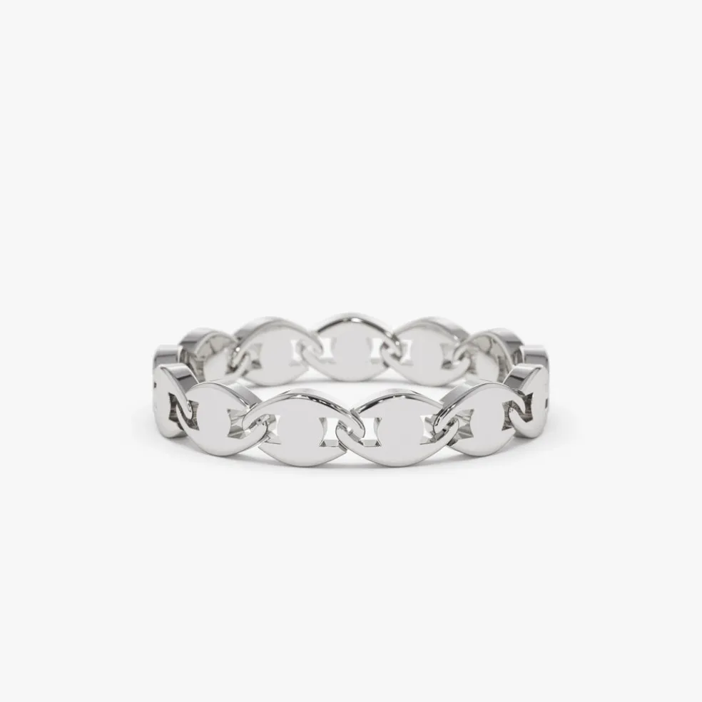 14K Chain Link Ring