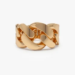 14k Chunky Cuban Curb Chain Link Ring