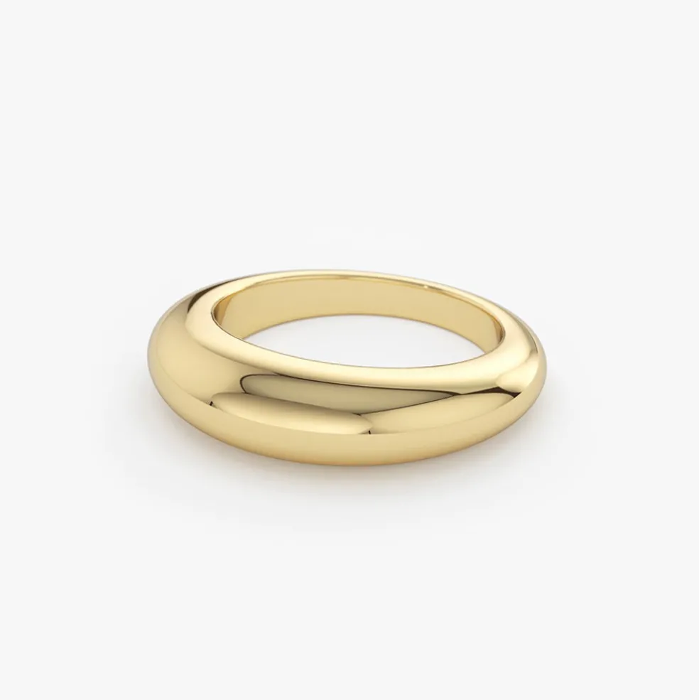 14k Chunky Dome Ring