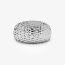 14K Chunky Snake Skin Texture Ring