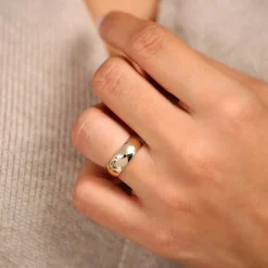 14k Classic 6MM Dome Wedding Ring