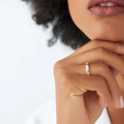 14k Emerald Cut Full Eternity Flush Setting Diamond Band