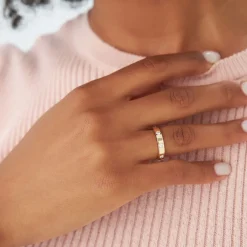 14k Full Eternity Flush Setting Round Diamond Band