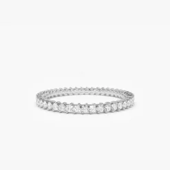14k Full Eternity Petite Diamond Ring