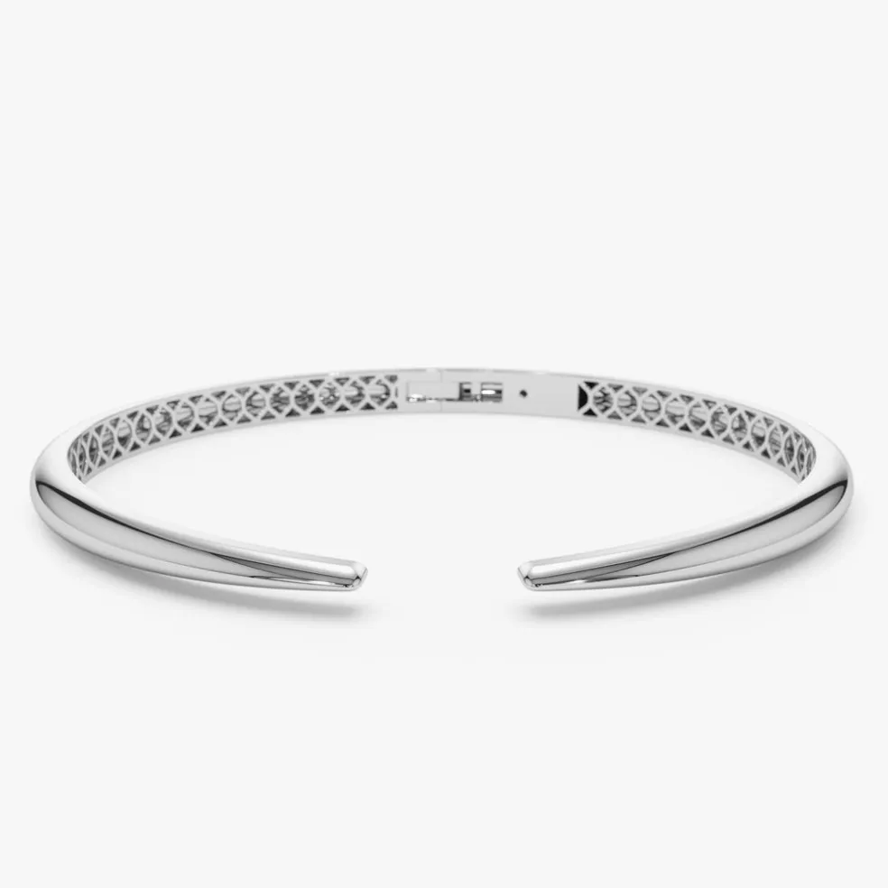 14k Gold Claw Cuff Bangle Bracelet