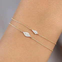 14k Gold Diamond Bracelet