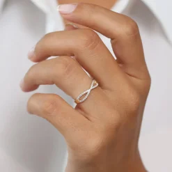 14K Gold Eternity Diamond Wedding Band