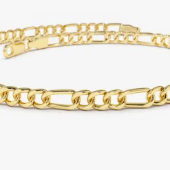 14k Gold Figaro Chain Bracelet