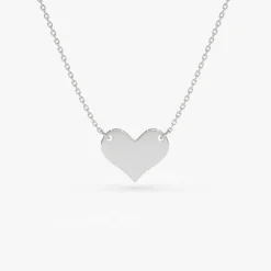 14k Gold Heart Necklace