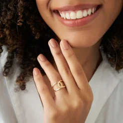 14k Gold Infinity Knot Ring