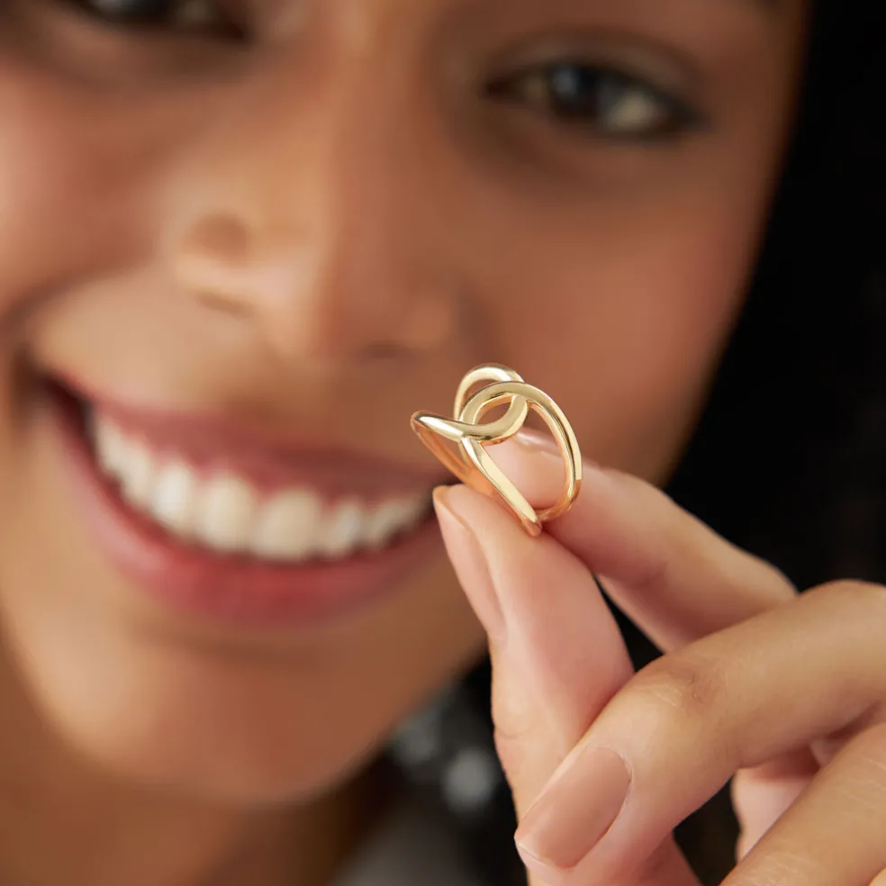 14k Gold Infinity Knot Ring
