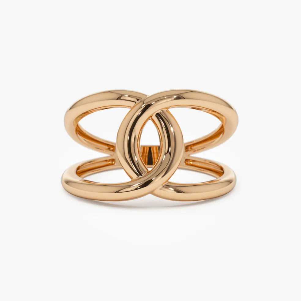 14k Gold Infinity Knot Ring