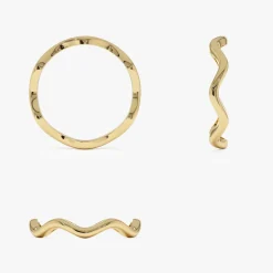 14k Gold Minimalist Wave Ring