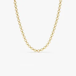 14k Gold 3MM Rolo Chain