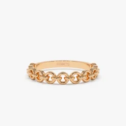 14K Gold Stackable Dainty Ring