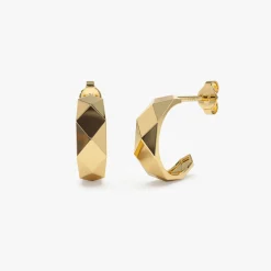 14k Gold Statement Earring