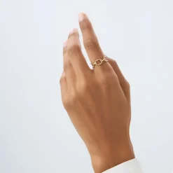 14K Gold Twisted Rope Ring