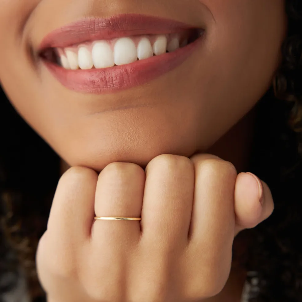 14K Gold Twisted Rope Ring Set