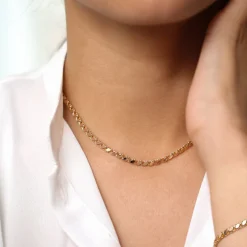 14K Gold Unique Marquise Shape Bracelet