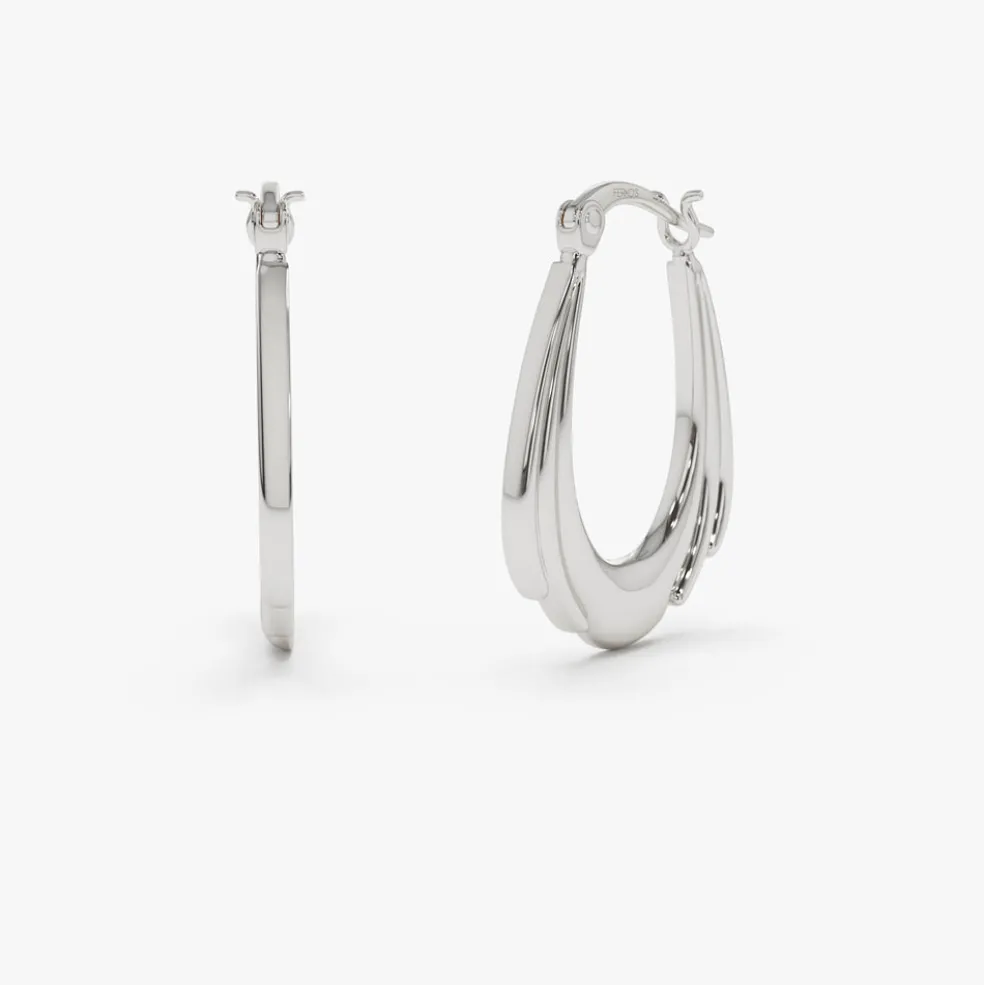 14k Layered Gold Earrings