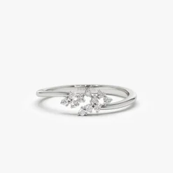 14k Mini Cluster Diamond Ring