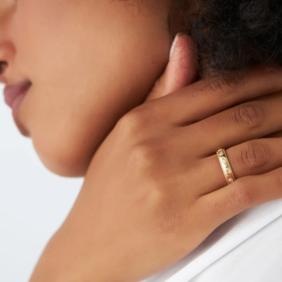 14k Mixed Shape Diamond Anniversary Band