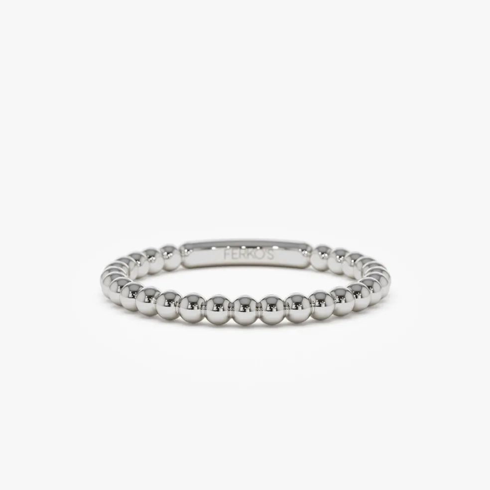 14k 2MM Bead Ring