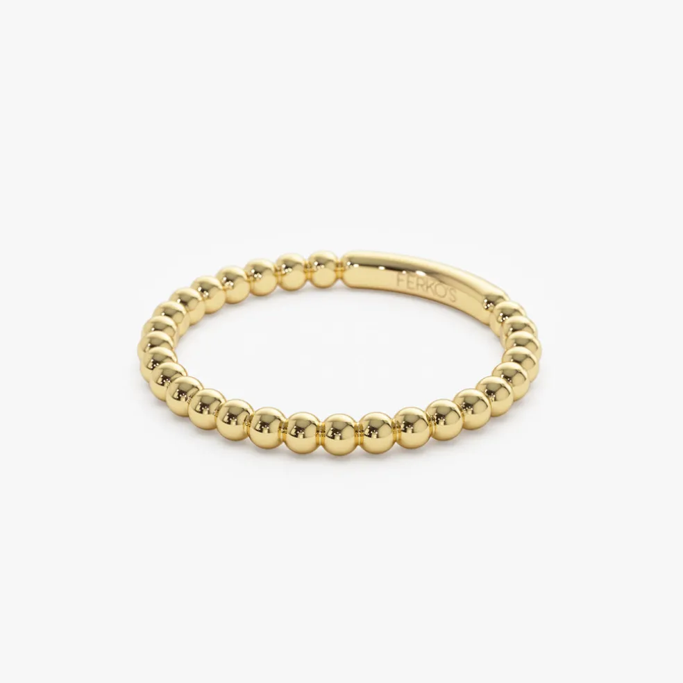 14k 2MM Bead Ring