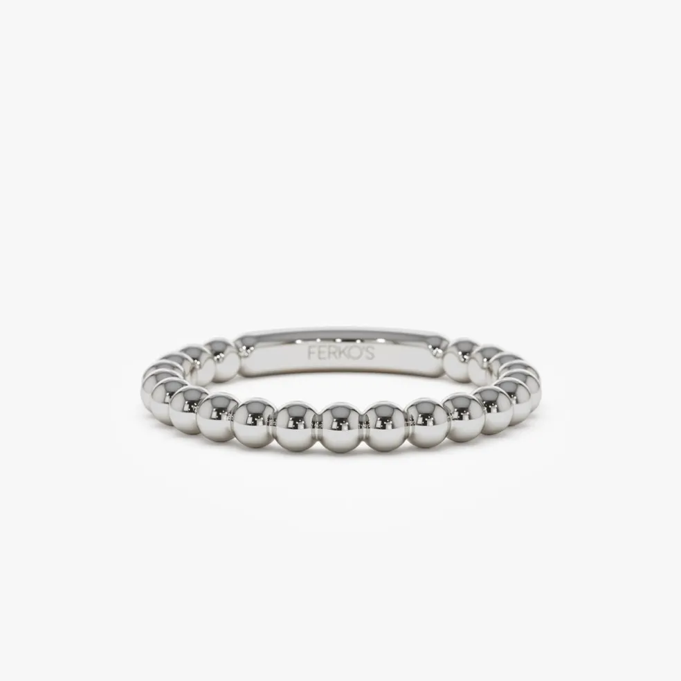 14k 2.5MM Bead Ring