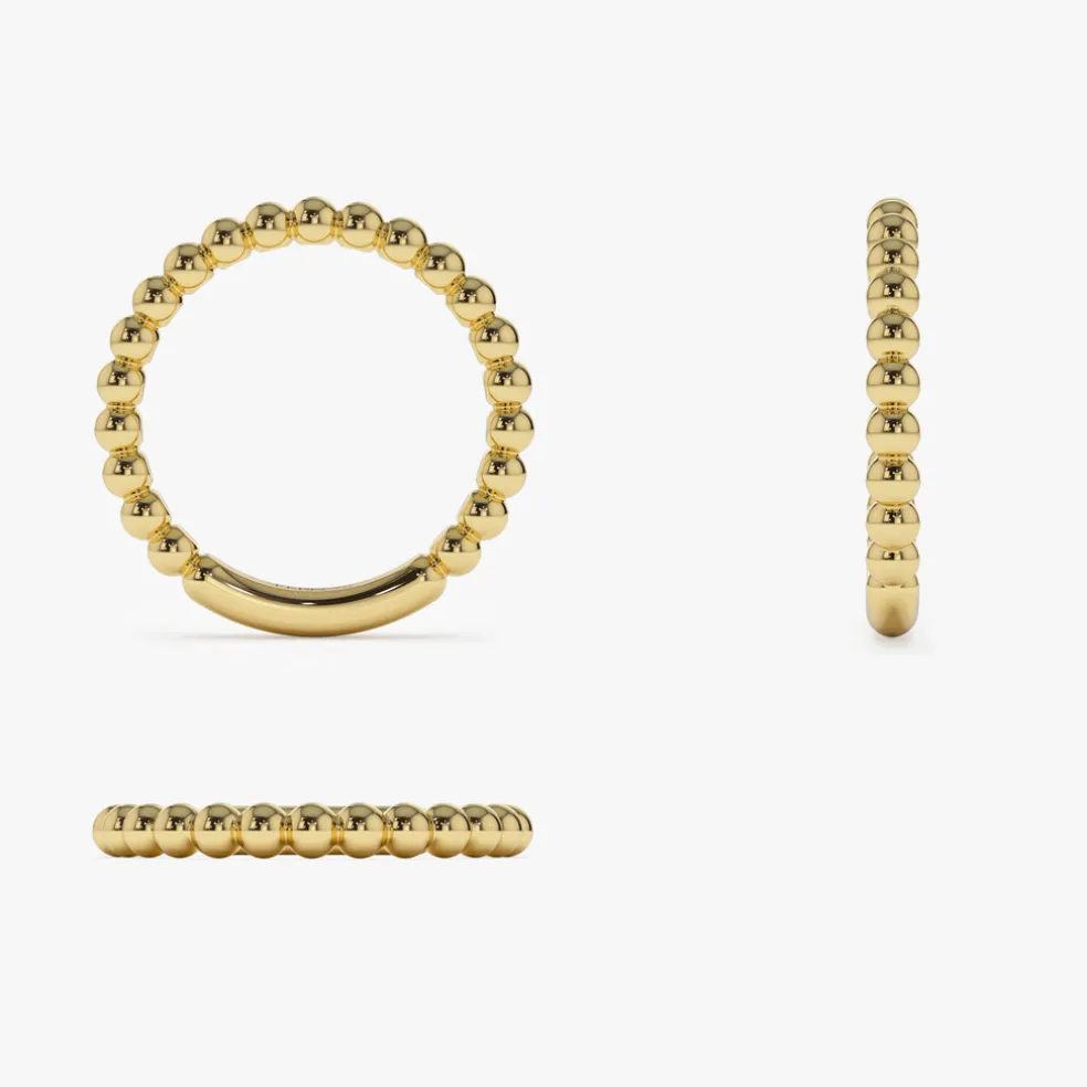 14k 2.5MM Bead Ring