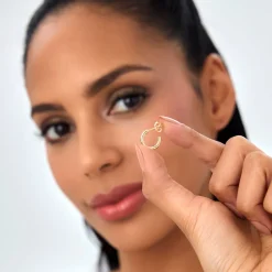 14K 2MM Dainty Gold Hoops
