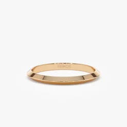 14K 2MM Knife Edge Wedding Band