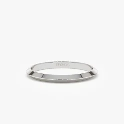 14K 2MM Knife Edge Wedding Band