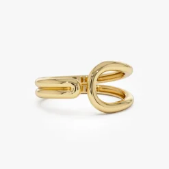 14k Modern Minimalist Statement Ring
