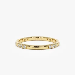 14k Multi Station Diamond Eternity Ring