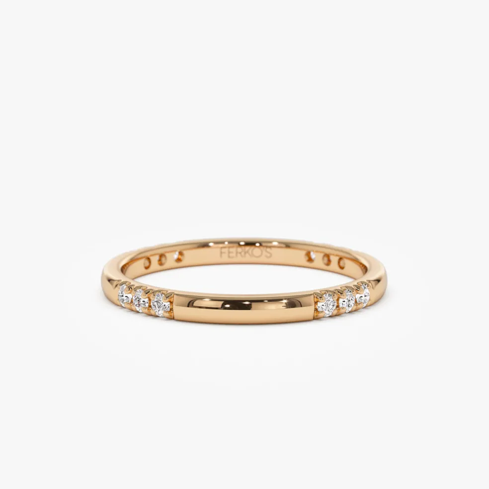 14k Multi Station Diamond Eternity Ring