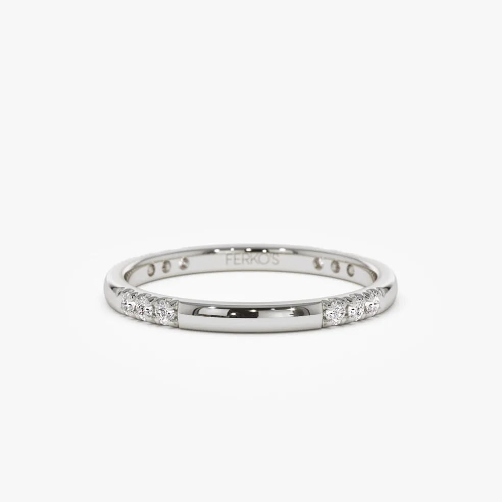 14k Multi Station Diamond Eternity Ring