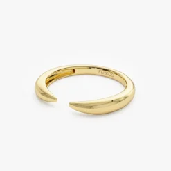 14K Open Claw Cuff Ring For Women